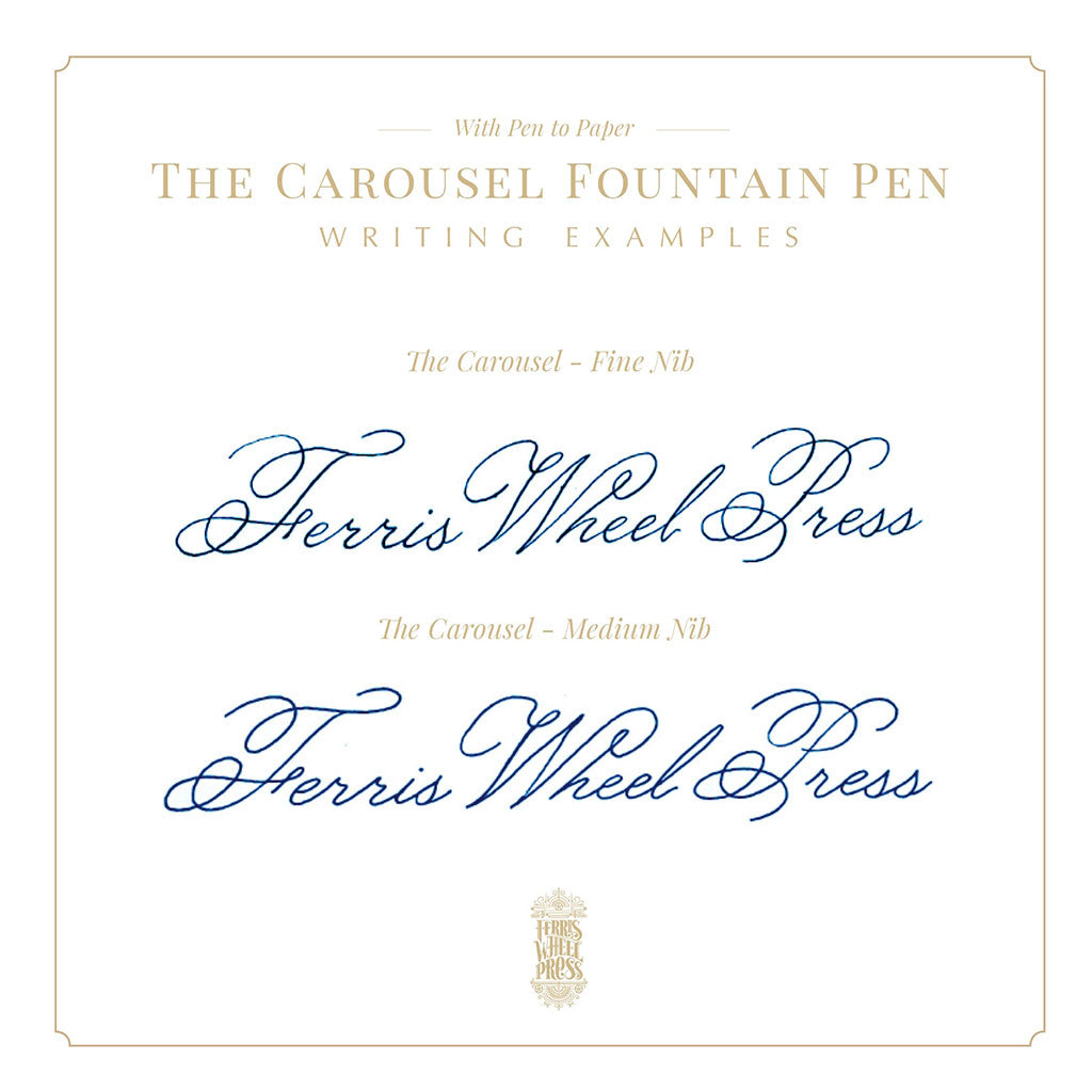 The Carousel Fountain Pen    at Boston General Store