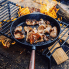 Cast Iron Deep Skillet 11" with Walnut Handle Boston General Store