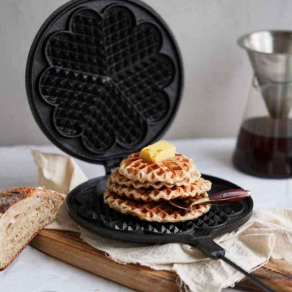 Cast Iron Waffle Iron Boston General Store