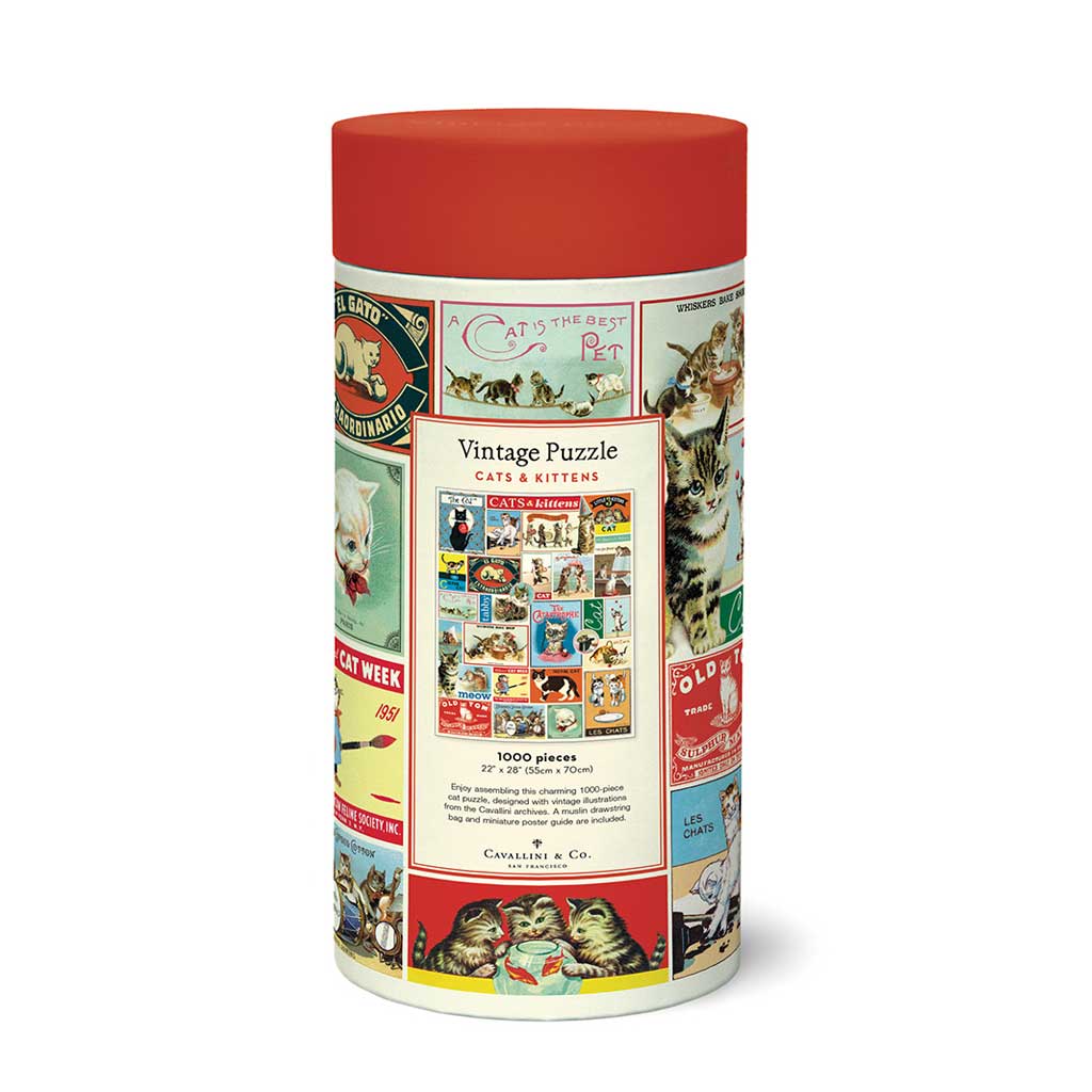 Cats & Kittens Vintage Puzzle Boston General Store