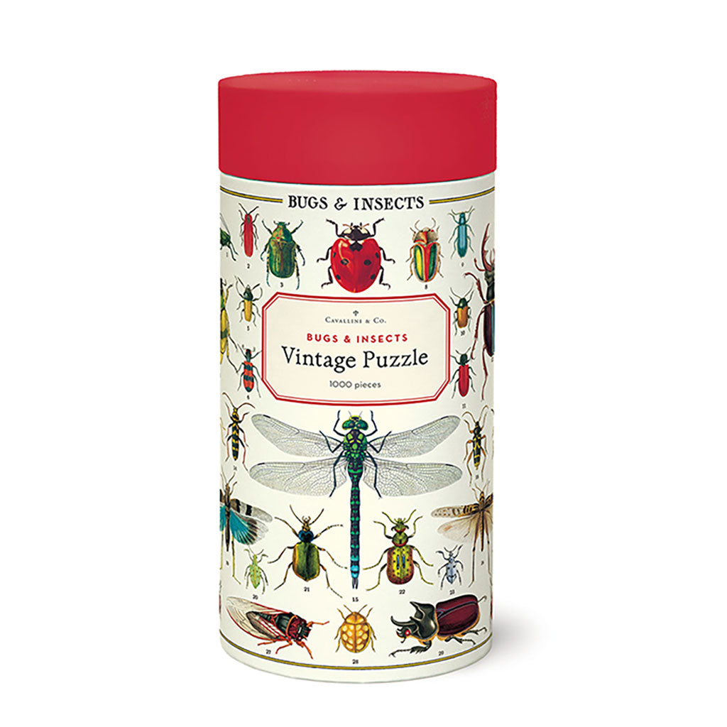 Bugs and Insects Vintage-Themed Puzzle    at Boston General Store