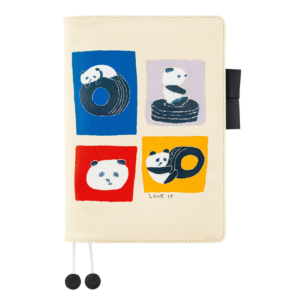 Hobonichi Techo A5 Cousin Cover - Jin Kitamura Love It Panda