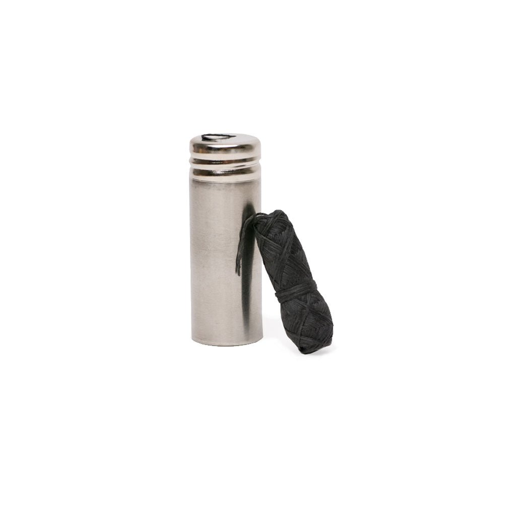 Charcoal Floss in Stainless Steel Holder Boston General Store