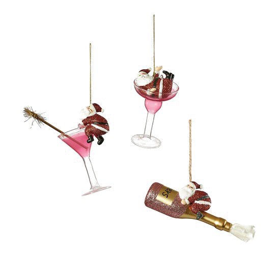 Cheers Santa Ornament Boston General Store