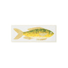 Long card with yellow fish on the front