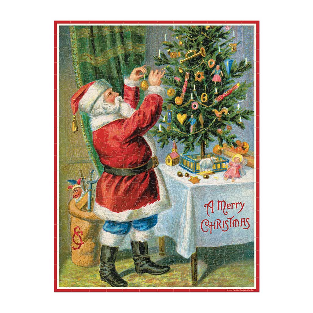 Christmas Santa Mini Vintage Puzzle Boston General Store