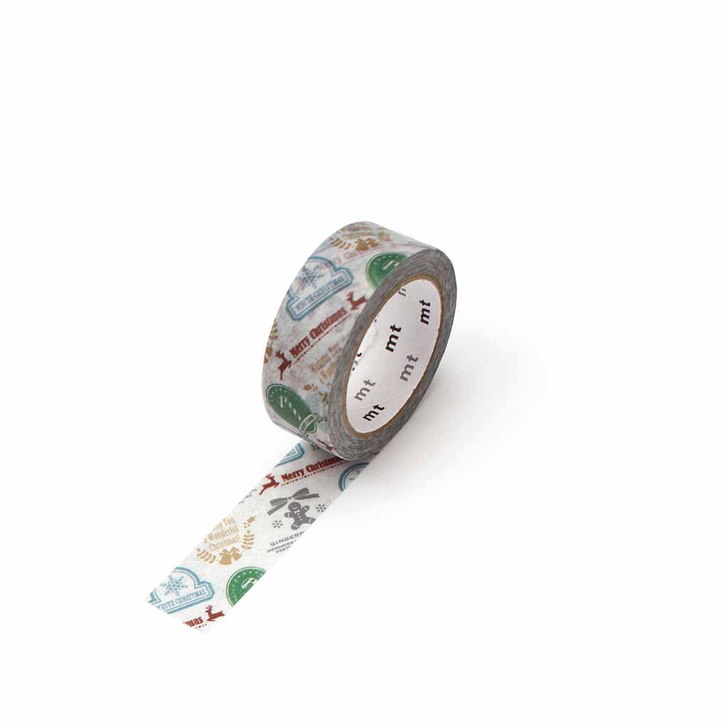 MT Christmas Washi Tape Christmas Sticker (15mm)   at Boston General Store