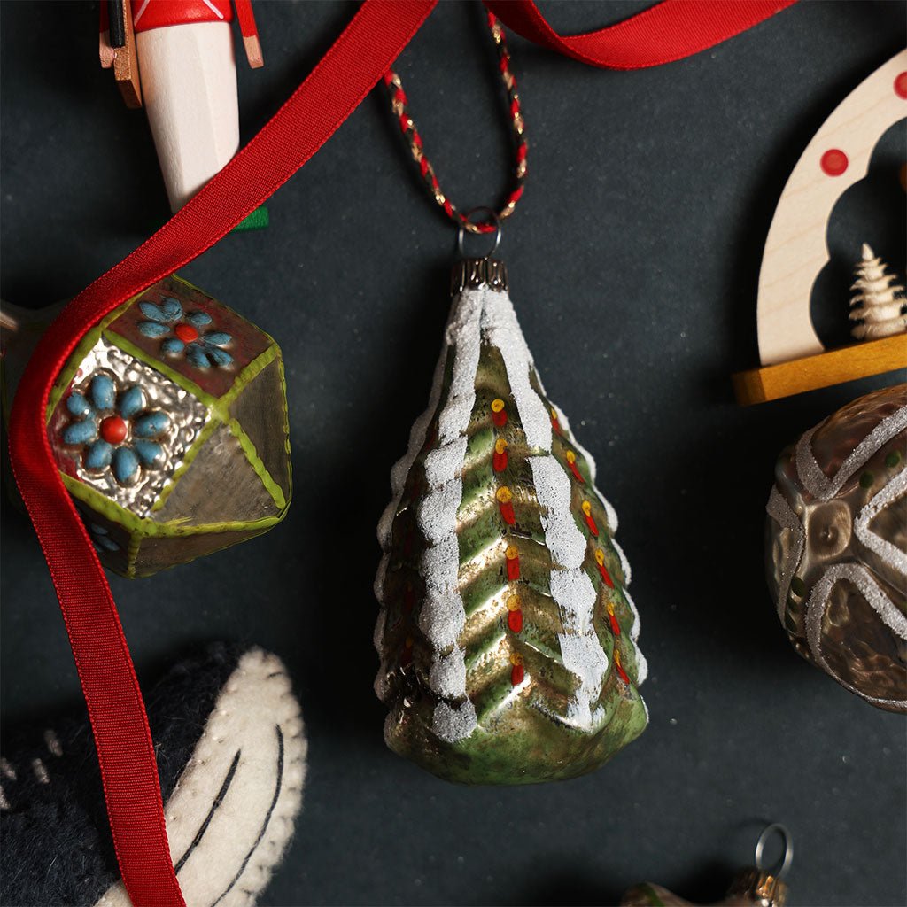 Christmas Tree Glass Ornament Boston General Store