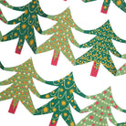 Christmas Trees Concertina Garland Boston General Store
