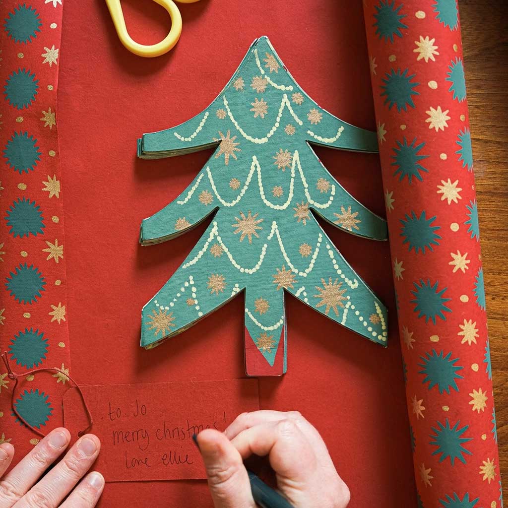 Christmas Trees Concertina Garland Boston General Store