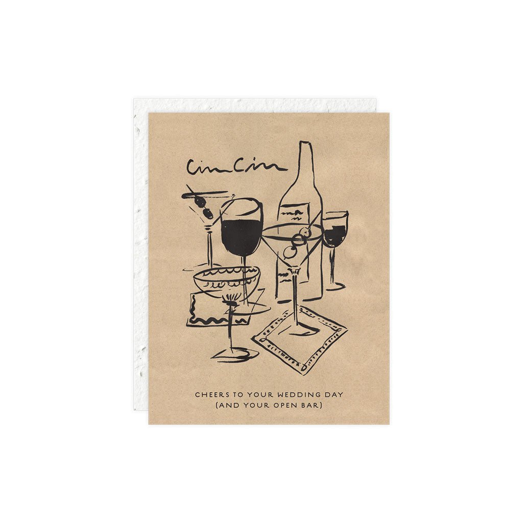 Cin Cin Wedding Card Boston General Store