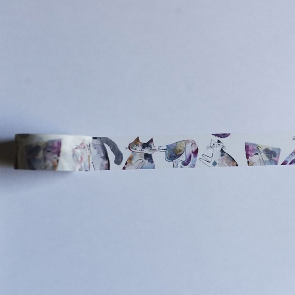 Toraneko Bonbon Cat Washi Tape    at Boston General Store