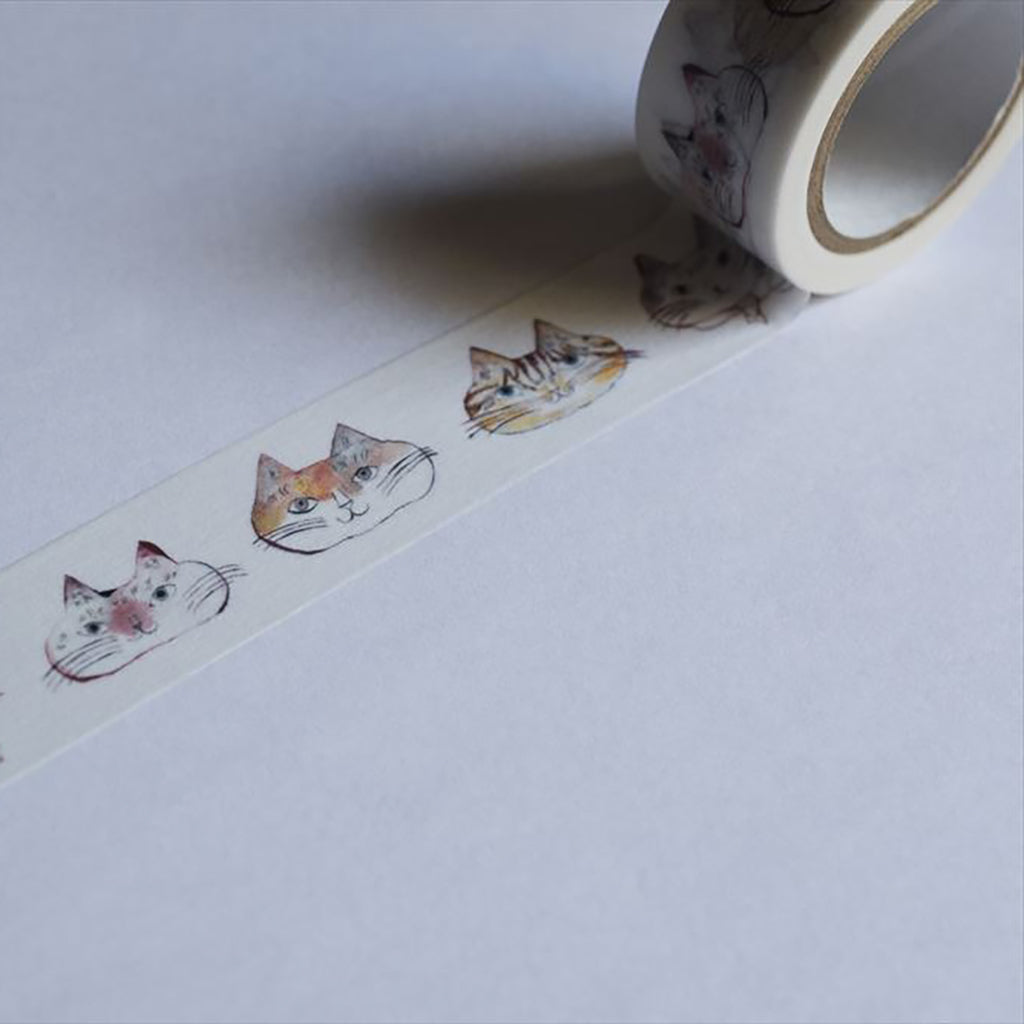 Toraneko Bonbon Cat Washi Tape    at Boston General Store