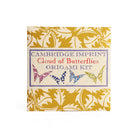 Cambridge Imprint origami kit of cloud of butterflies on white background