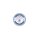 Closed tin of Lavender salve with blue details.