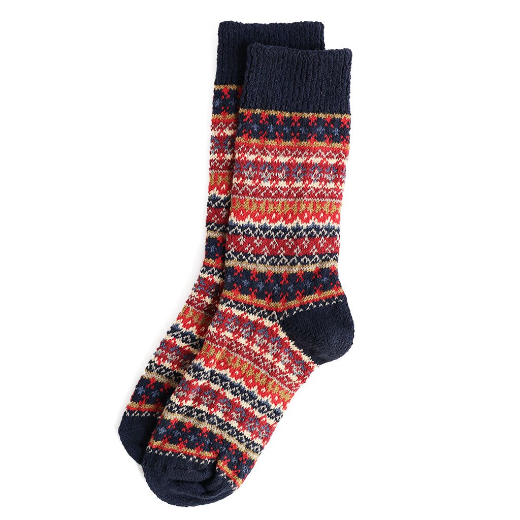 Cotton Fair Isle Socks Boston General Store