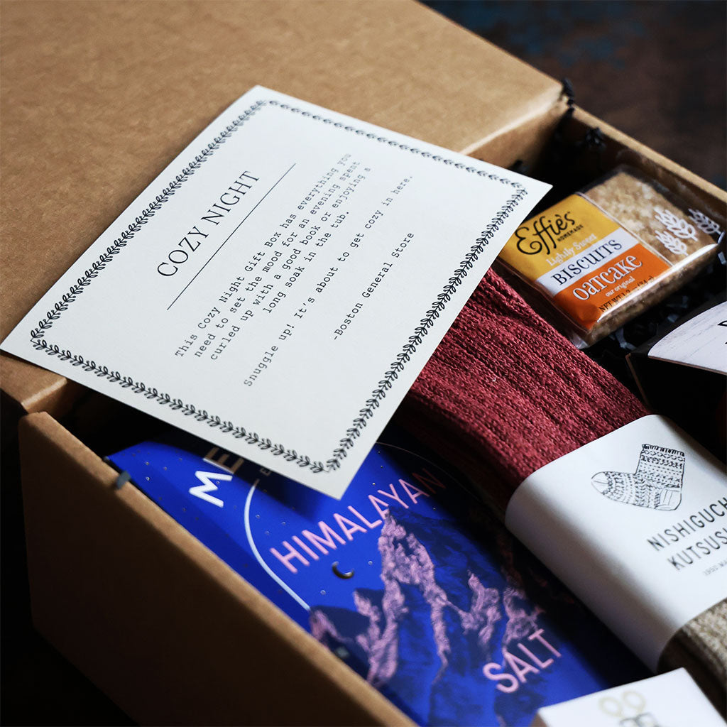 Cozy Night Gift Box    at Boston General Store