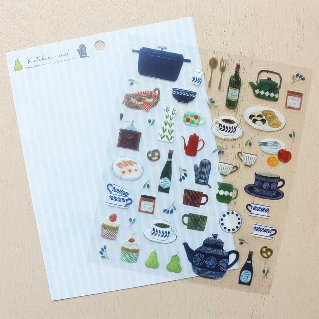 Cozyca Midori Asano Kitchen Stickers at Boston General Store