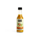 A bottle of Craic Sauce Brian Boru's Curry hot sauce.