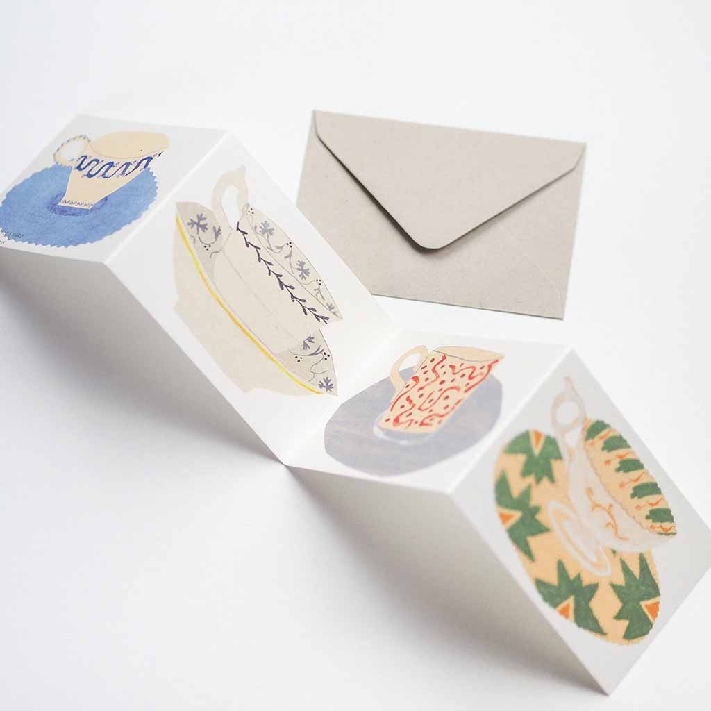 Cups and Saucers Mini Card    at Boston General Store
