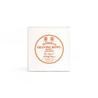 Sandalwood shaving soap bowl refill in packaging on a white background