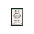 Box of Arlington soap on a rope on a white background