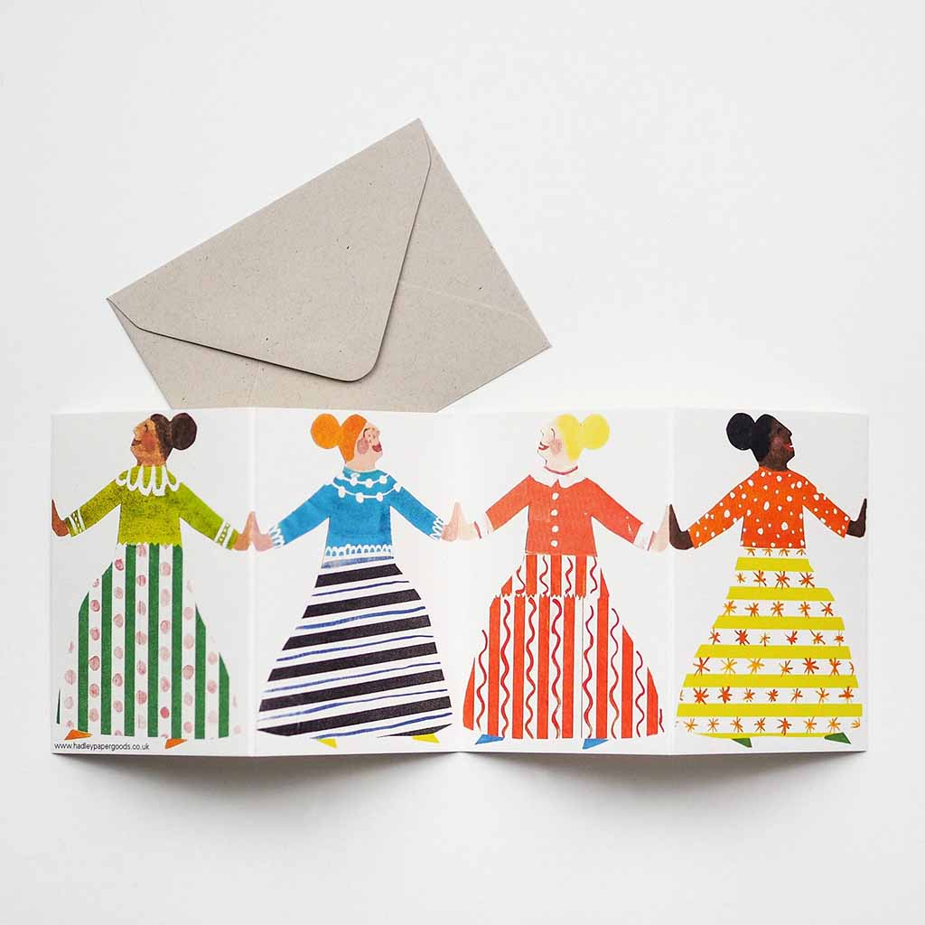 Dancers Mini Concertina Card    at Boston General Store
