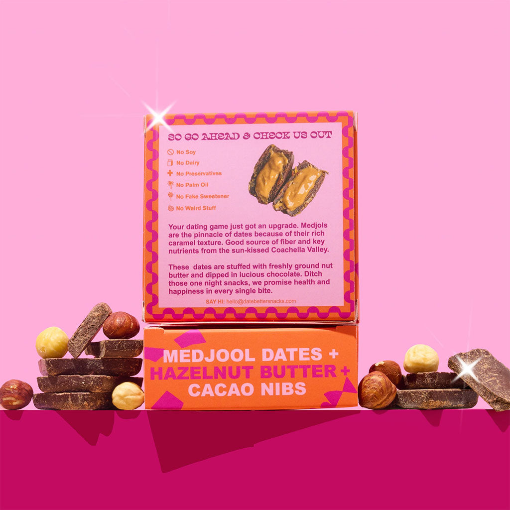 Hazelnut Praline Date Snack