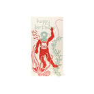 Illustration of a deep-sea diver underwater, with text that reads happy birthday