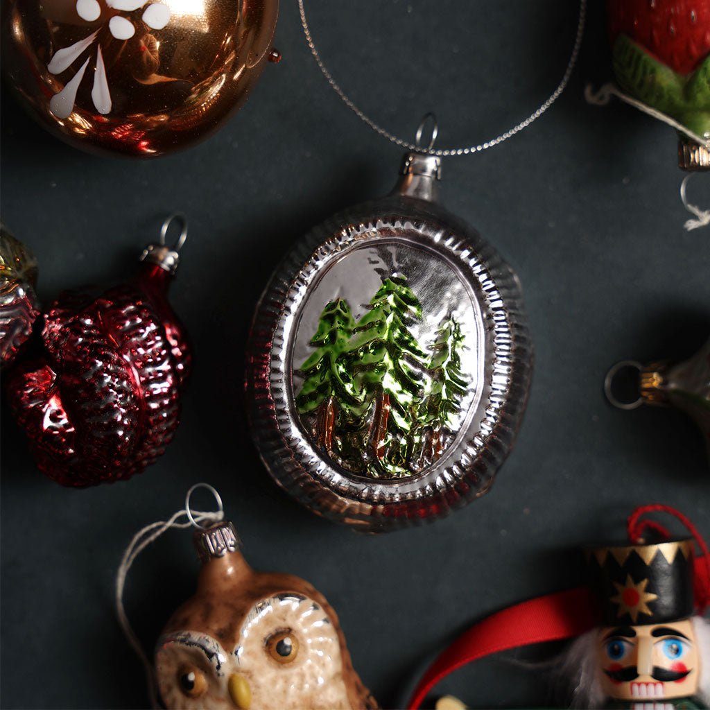 Deer Glass Ornament Boston General Store