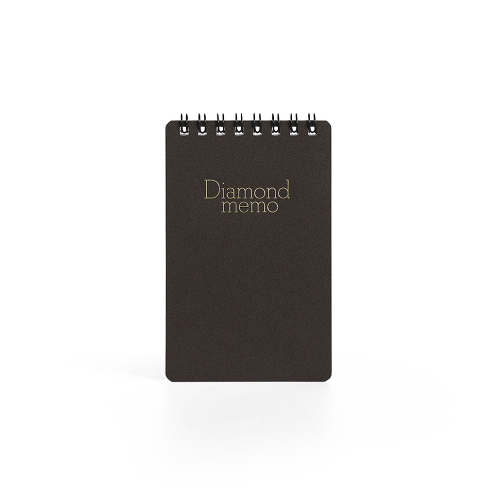Diamond Memo Notepad Black (5mm lined) at Boston General Store