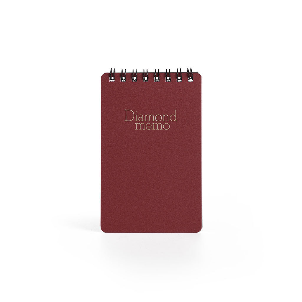 Diamond Memo Notepad Red (5mm lined) at Boston General Store