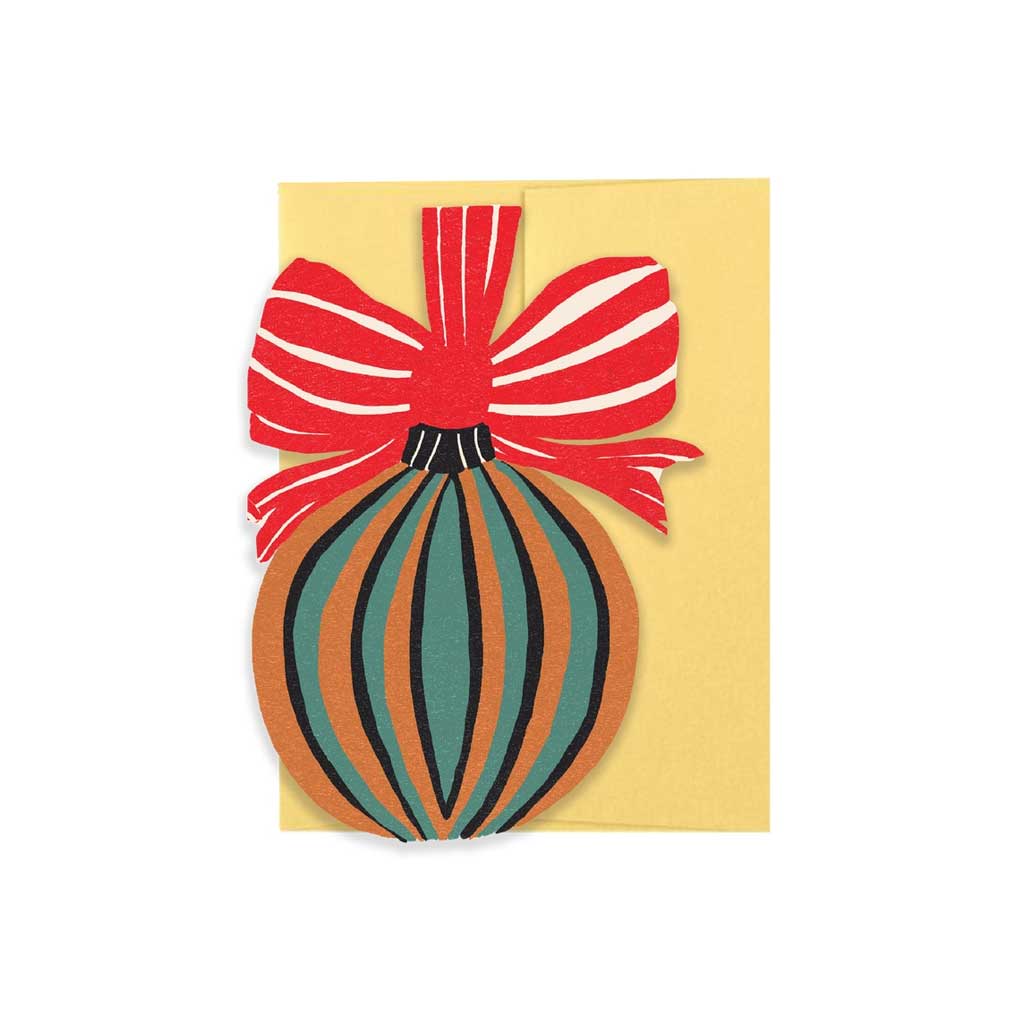 Die - Cut Bauble Holiday Card Boston General Store