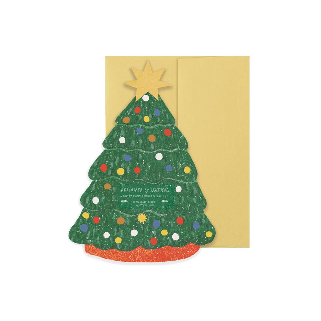 Die - Cut Christmas Tree Card Boston General Store