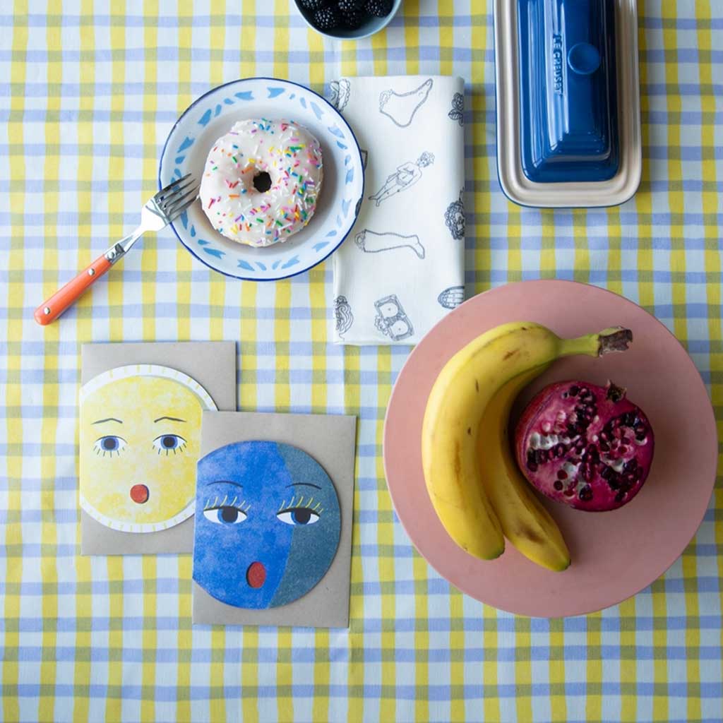 Die - Cut Lune Moon Greeting Card Boston General Store