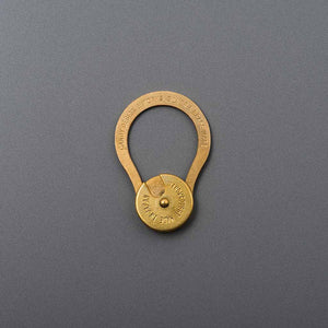 Bill Brass Key Ring by Candy Design & Works | Boston General Store