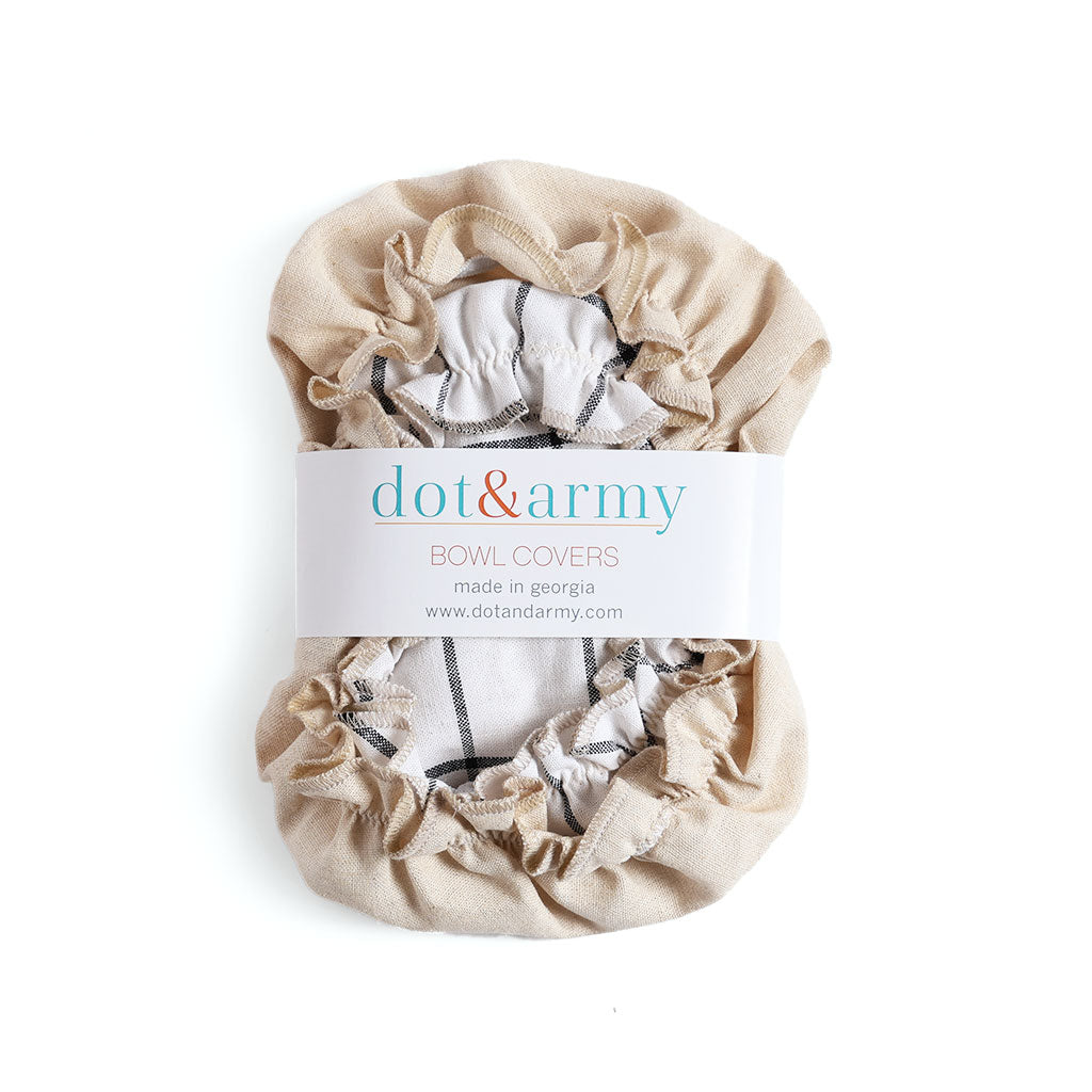 Reusable Fabric Bowl Covers, Set of 3    at Boston General Store