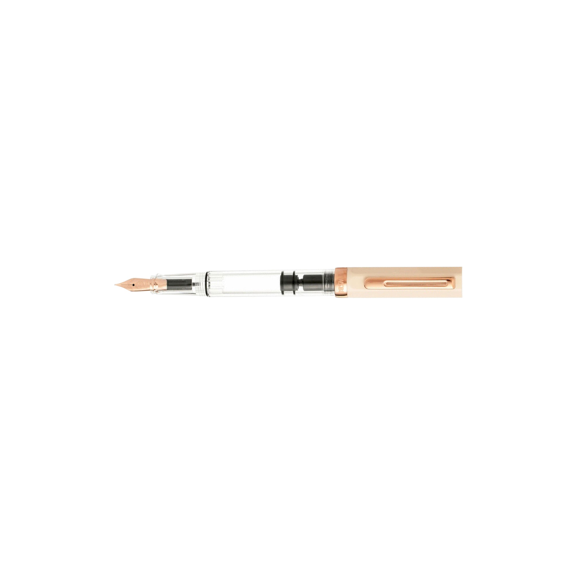 TWSBI Eco Fountain Pen Creme Rose Gold Fine at Boston General Store