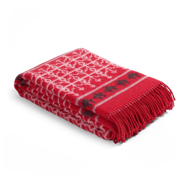 Öjbro Vantfabrik Ekshärad Rod Wool Blanket | Boston General Store