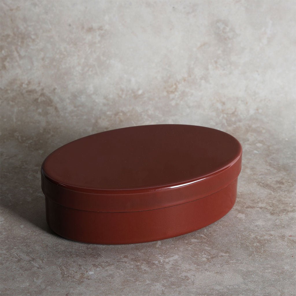 Enamel Oval Box Boston General Store