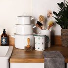 Enamel Stewpot with Lid Boston General Store