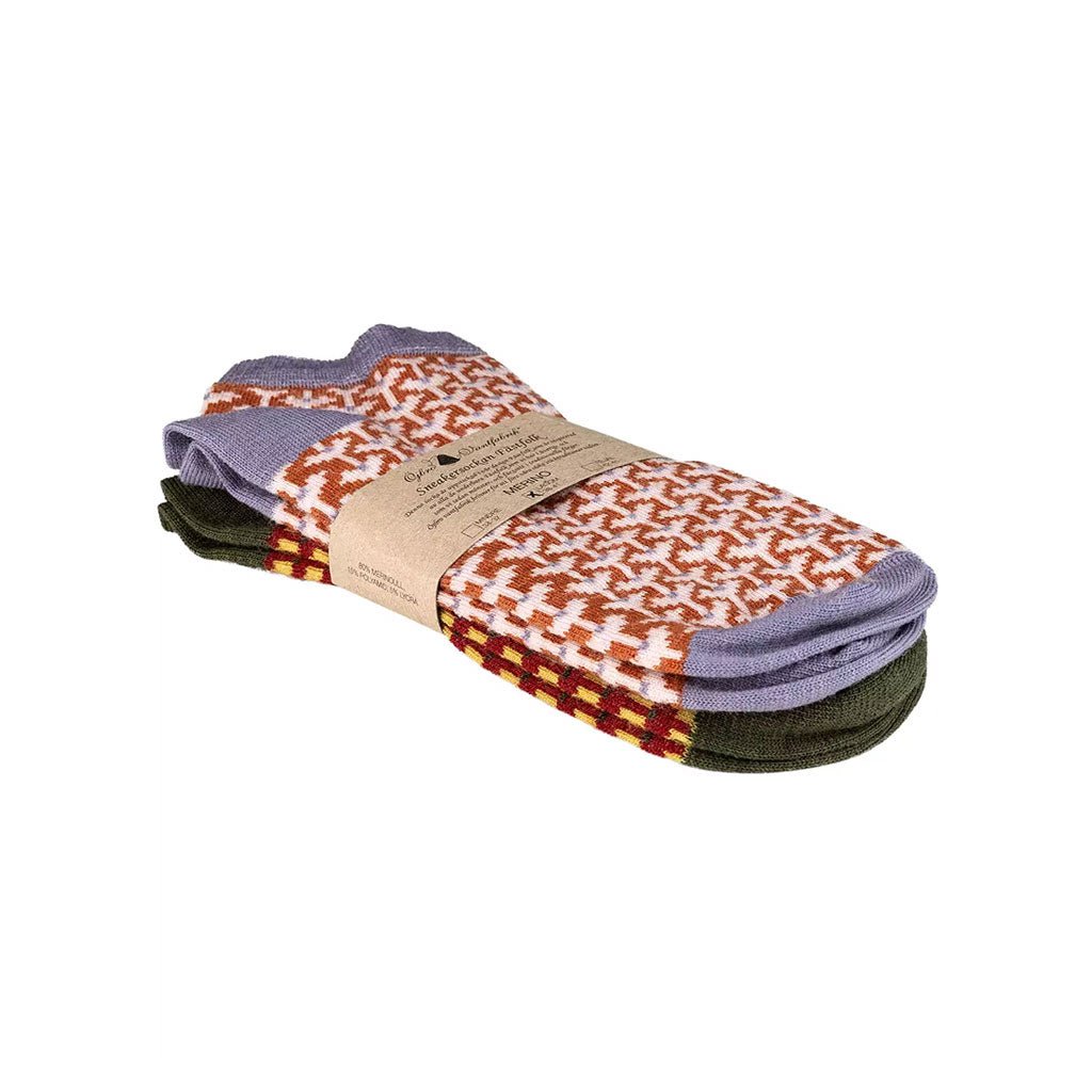 Evelina & Estelle Merino Wool Socks, 2 Pairs Boston General Store
