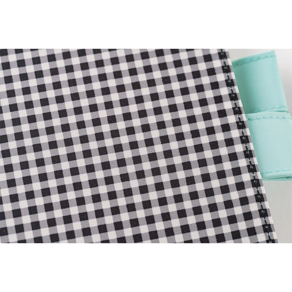 Hobonichi Techo Cover Cousin A5 - Black Gingham    at Boston General Store