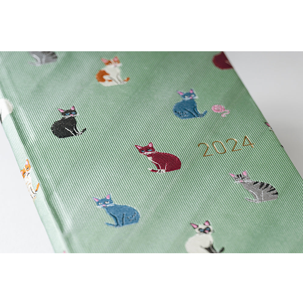 Hobonichi Techo Book Weeks - Bow &amp; Tie: Cats &amp; Me    at Boston General Store