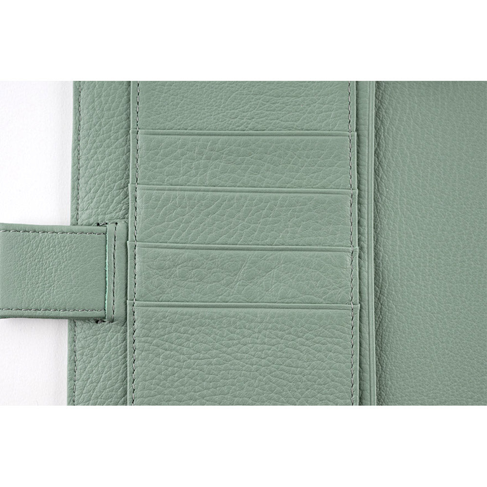 Hobonichi Techo Cover Cousin A5 - Leather: Water Green    at Boston General Store