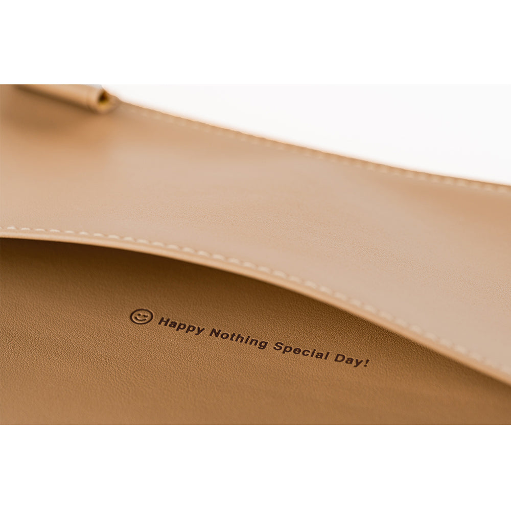 Hobonichi Techo Cover Cousin A5 - Have a Nice Day! Almond    at Boston General Store