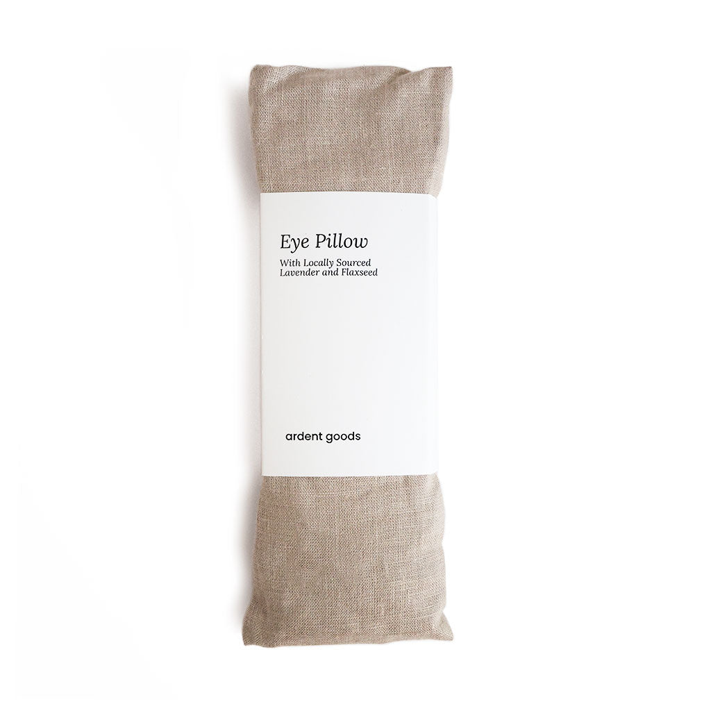 Linen Eye Pillow with Slipcover Dune   at Boston General Store