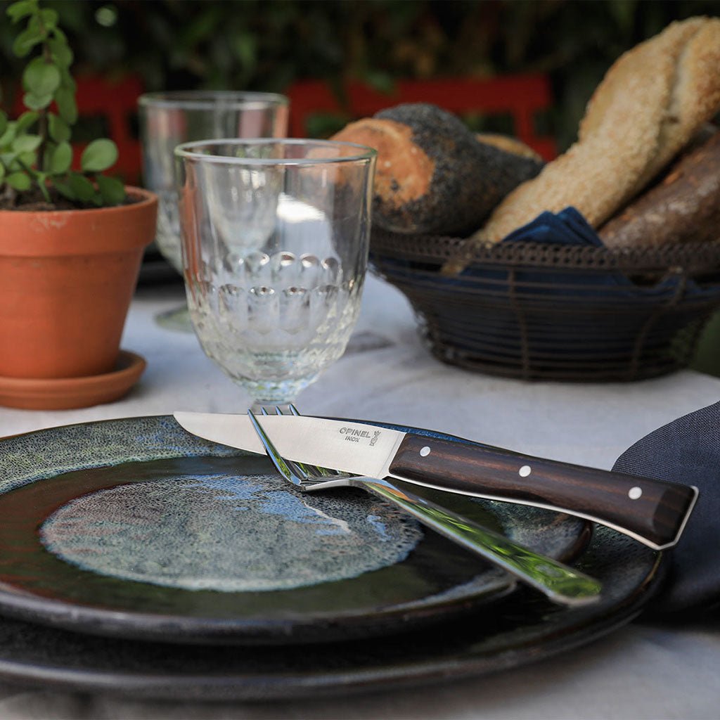 【Falstaff】キングスパターンのディナーセット 44本組 Opinel Facette Full-Tang Steak Knives, Set of 4 | Boston General Store