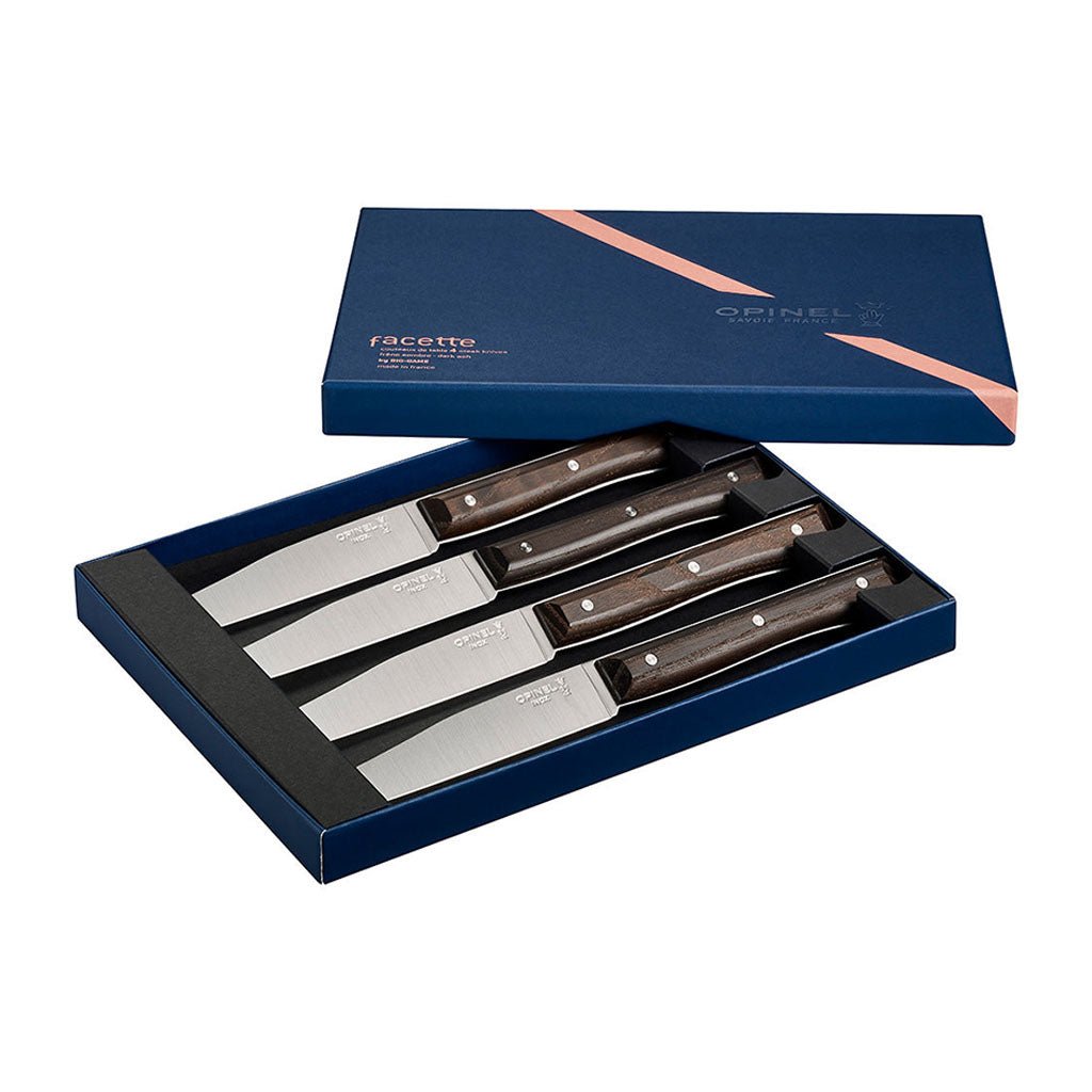 Opinel Facette Full-Tang Steak Knives, Set of 4 | Boston General Store