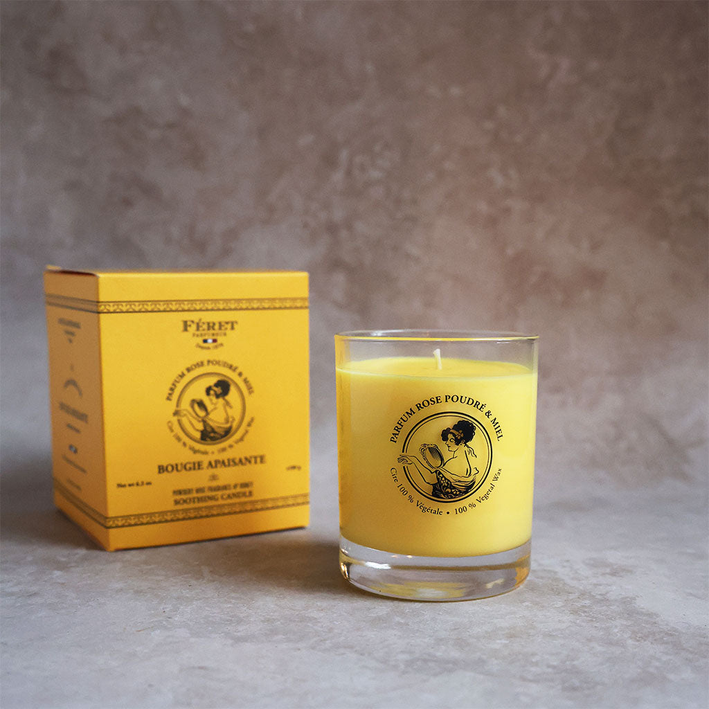 Rose and Honey Soothing Candle    at Boston General Store